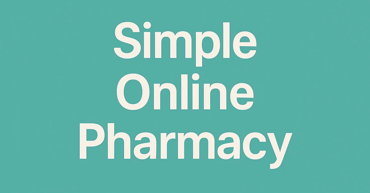 Simple Online Pharmacy